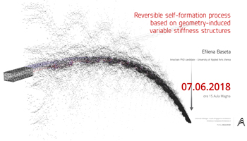 Lecture at University of Bologna: Reversible self-formation process based on geometry-induced variable stiffness structures